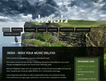 Tablet Screenshot of inish.ch